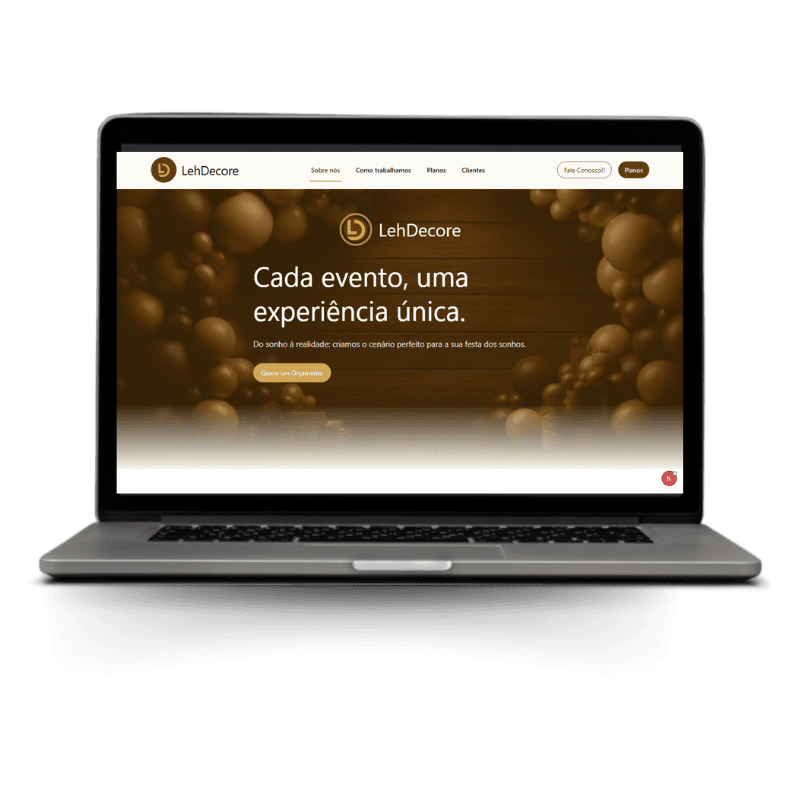 Mockup de landing page da CROMOS