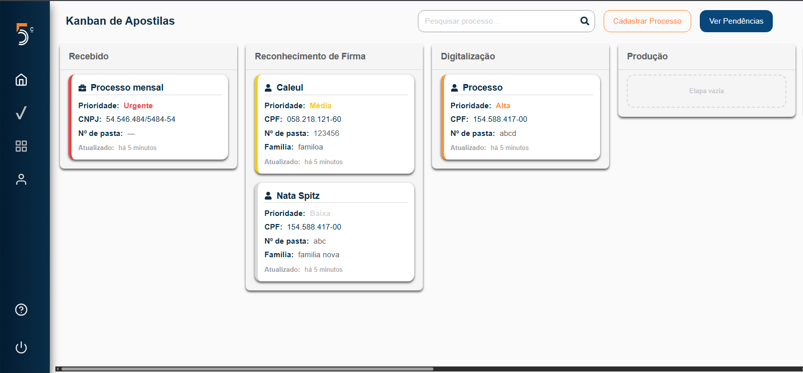 Sistema de Apostilamento – 5º Ofício